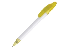 Ручка шариковая Celebrity Эвита, белая с желтым