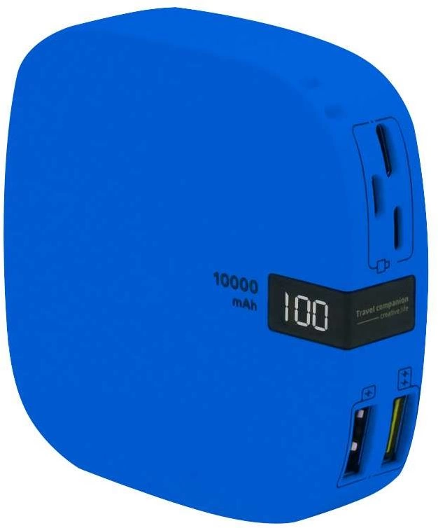 Внешний аккумулятор Revil 10000 mAh - Синий HH фото 1