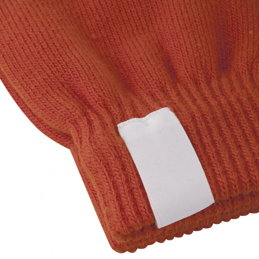 Сенсорные перчатки Scroll, оранжевые фото 3