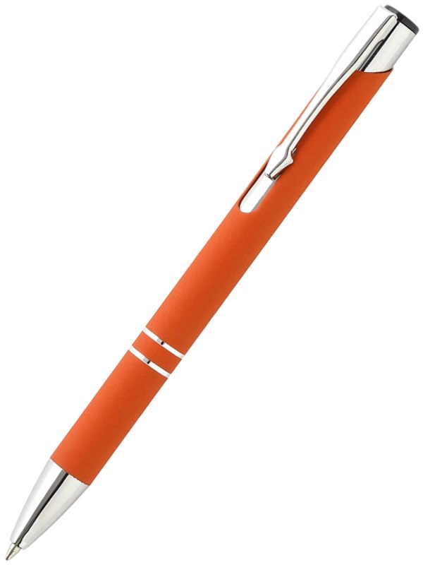 Ручка металлическая Molly, оранжевая фото 1