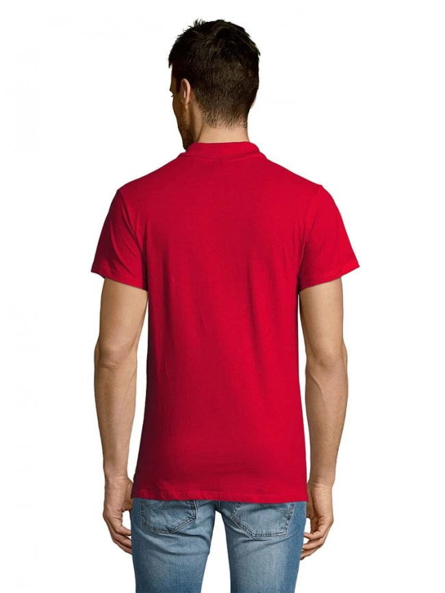 Рубашка поло мужская Summer 170 красная, размер L фото 13