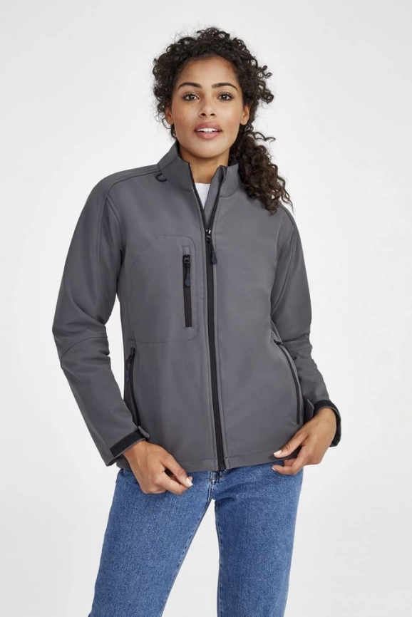 Куртка женская на молнии Roxy 340 ярко-синяя, размер S фото 7