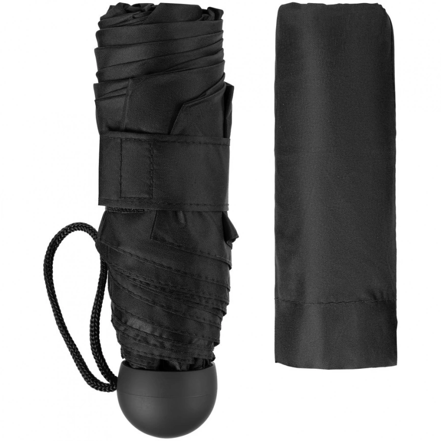 Складной зонт Cameo, механический, черный фото 4