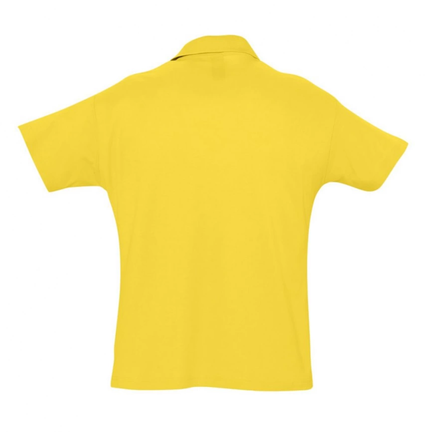 Рубашка поло мужская Summer 170 желтая, размер S фото 2