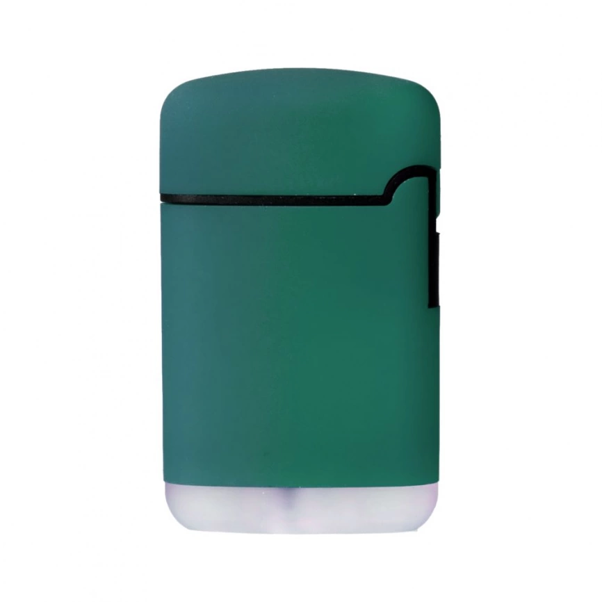 Зажигалка турбо Zenga, ZL-3, многоразовая, зеленая фото 5