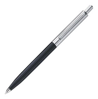 Ручка шариковая Senator Point Metal, черная фото 5