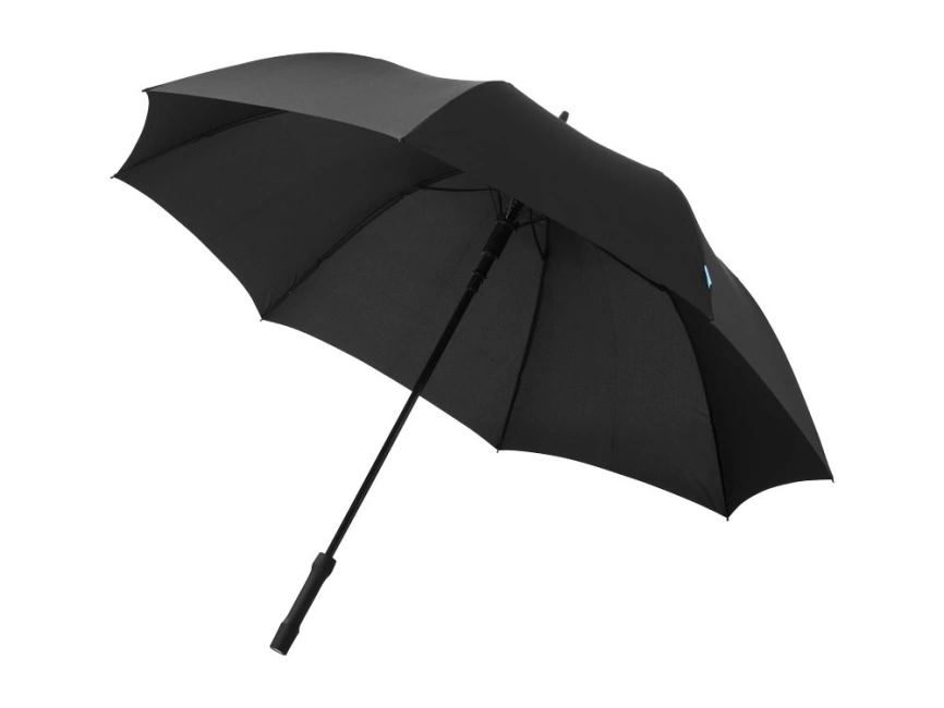 Зонт трость Rosari, полуавтомат 27, черный фото 1
