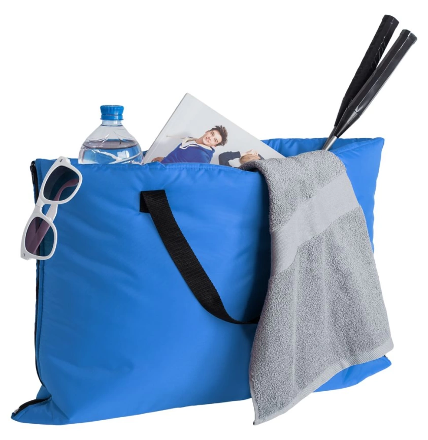 Пляжная сумка-трансформер Camper Bag, синяя фото 7