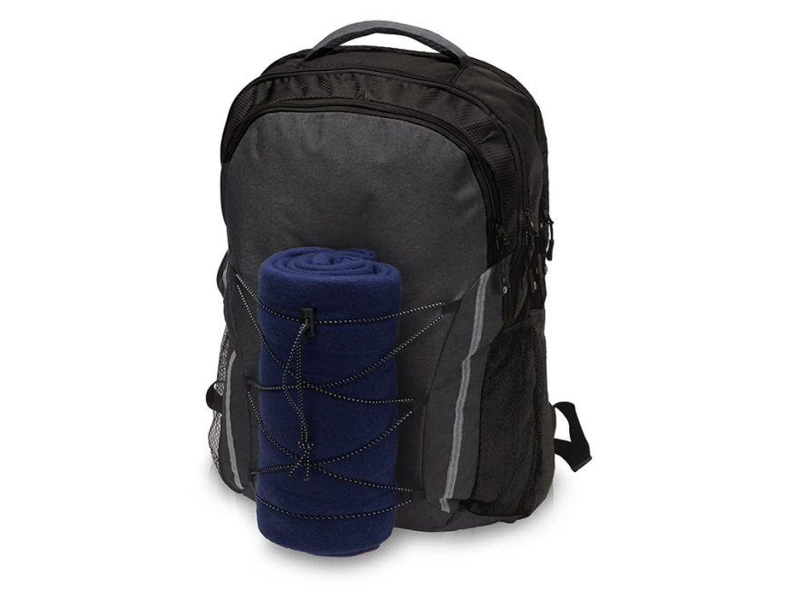 Рюкзак туристический Outdoor, темно-синий фото 3