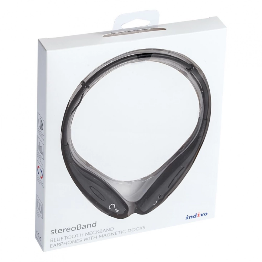 Bluetooth наушники stereoBand, черные фото 8