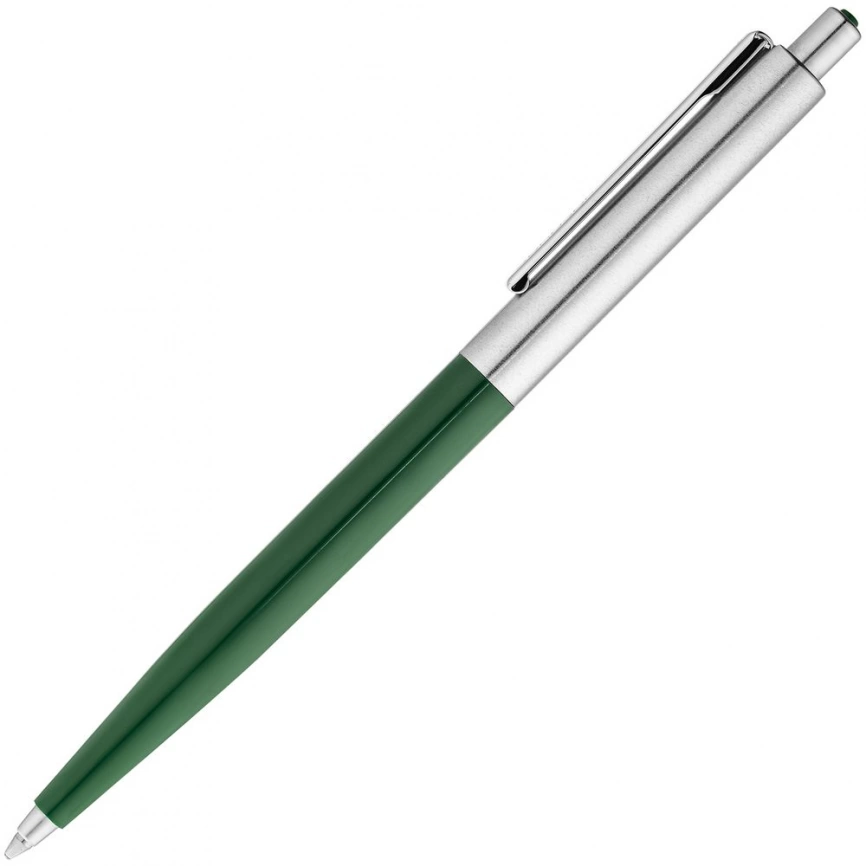 Ручка шариковая Senator Point Metal, зеленая фото 3