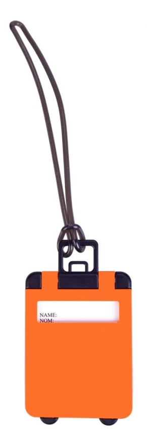Бирка для багажа Trolley, оранжевая фото 1
