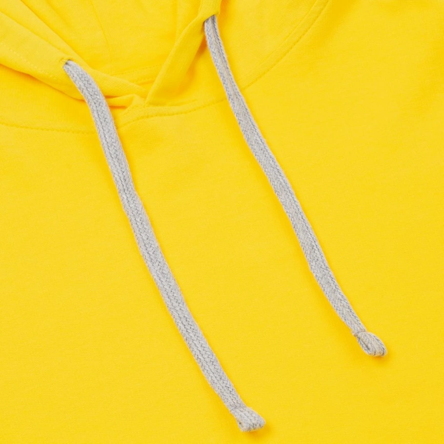 Толстовка с капюшоном Unit Kirenga желтая, размер 4XL фото 11