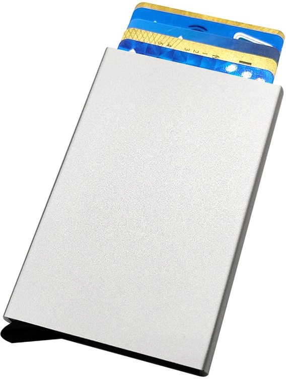 Держатель банковских карт Visir с защитой от копирования RFID, белый фото 2