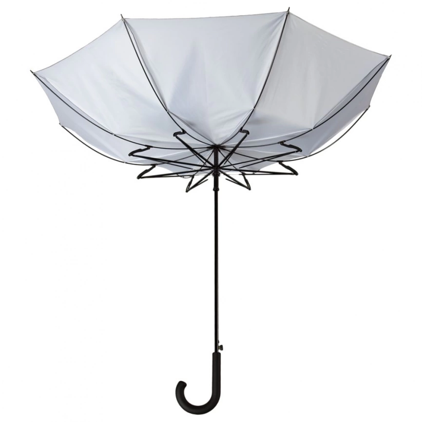 Зонт-трость Unit Wind, серебристый фото 1