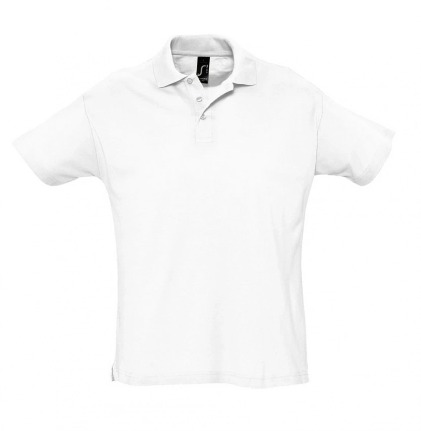Рубашка поло мужская Summer 170 белая, размер S фото 1