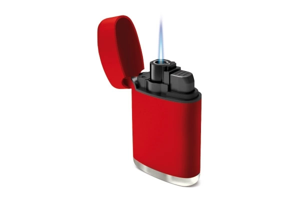 Зажигалка турбо Zenga, ZL-3, многоразовая, красная фото 2