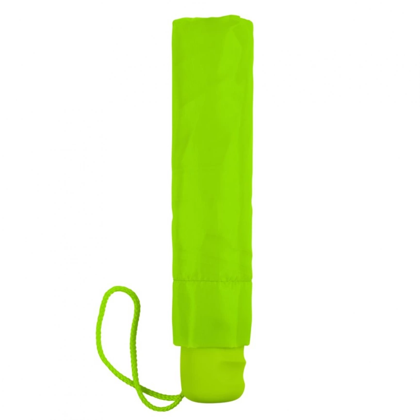 Зонт складной Unit Basic, зеленое яблоко фото 4