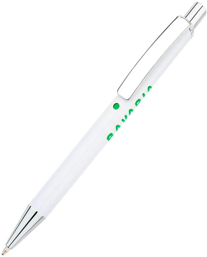Ручка металлическая Bright, зелёная фото 2