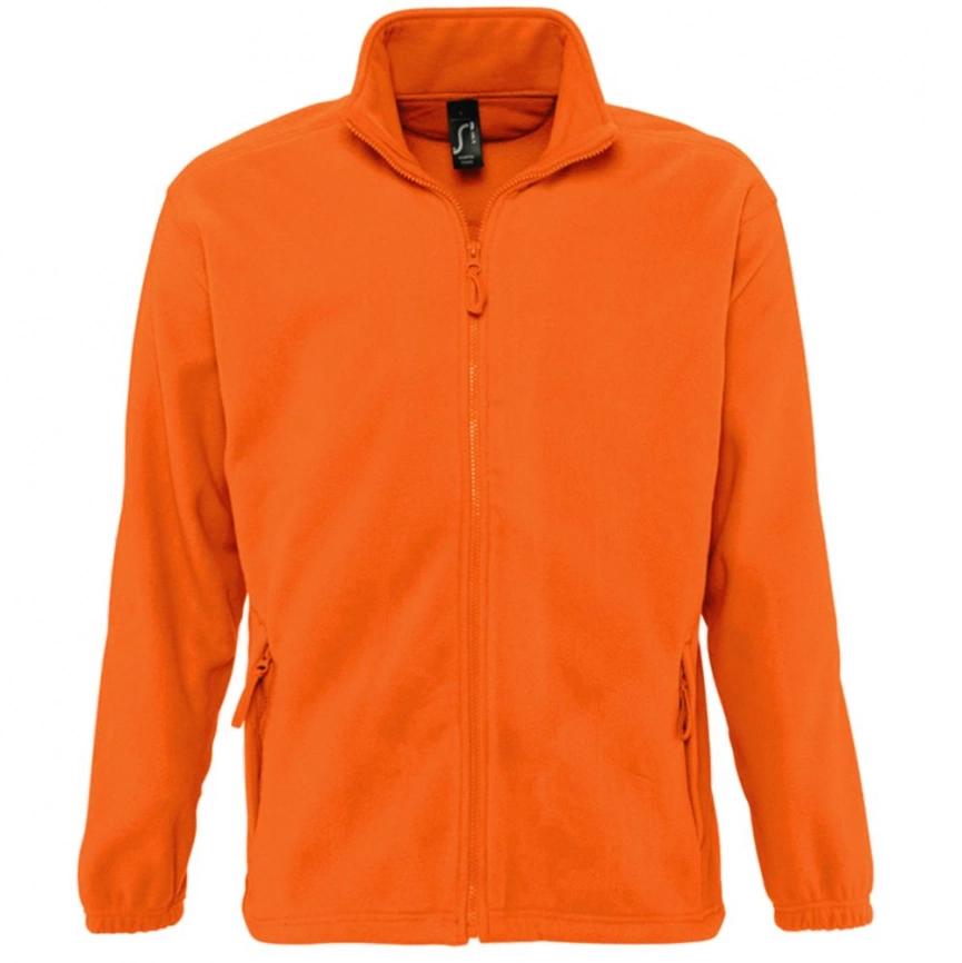 Куртка мужская North оранжевая, размер 3XL фото 8