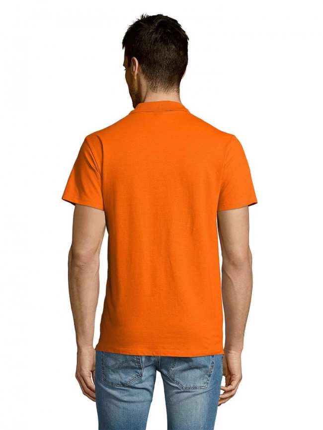 Рубашка поло мужская Summer 170 оранжевая, размер L фото 12
