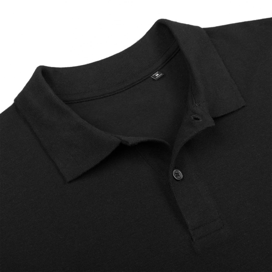 Рубашка поло мужская Inspire черная, размер S фото 4