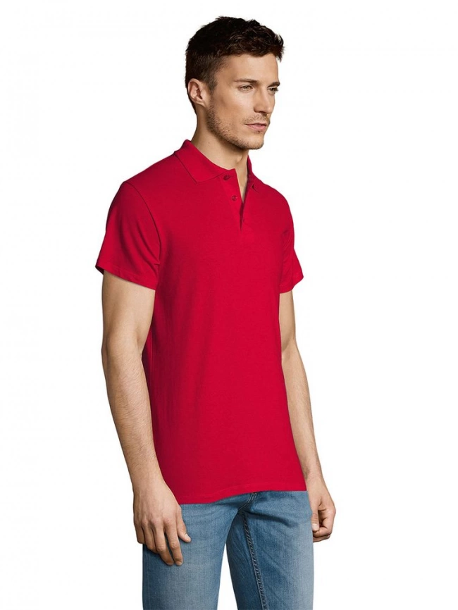 Рубашка поло мужская Summer 170 красная, размер S фото 12