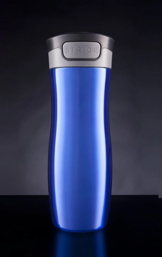 Термостакан Tansley, герметичный, вакуумный, синий фото 6