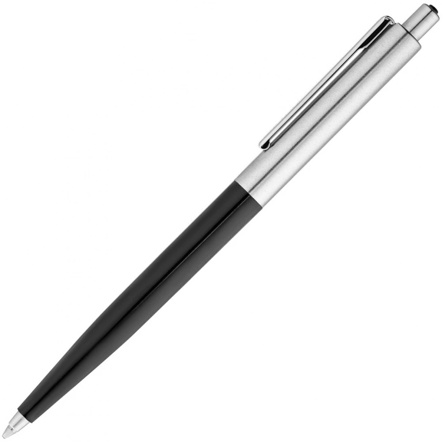 Ручка шариковая Senator Point Metal, черная фото 2