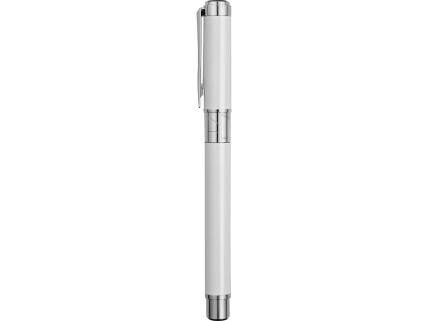 Ручка роллер Waterman Perspective Pure White CT F, белый/серебристый фото 3