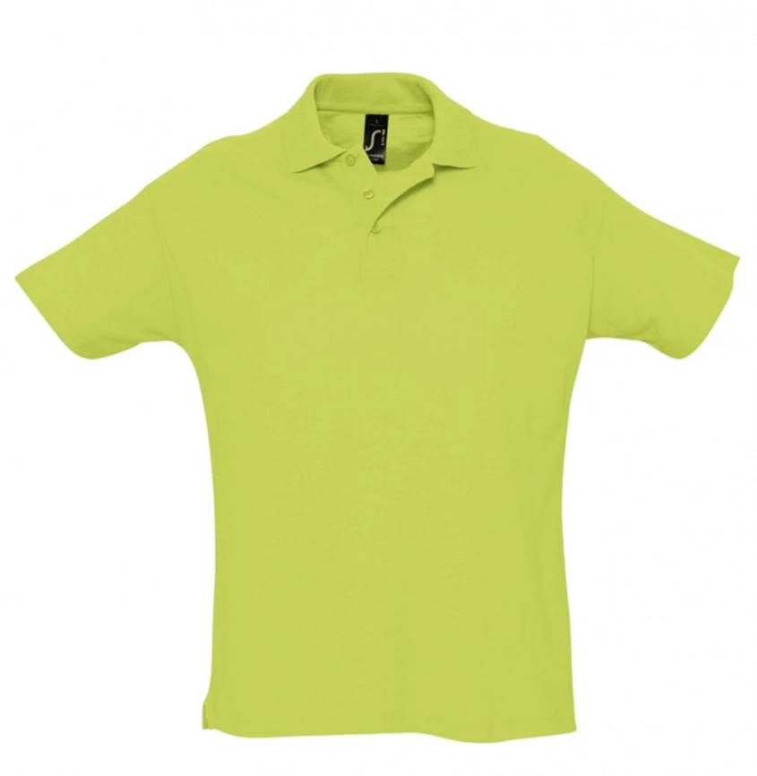 Рубашка поло мужская Summer 170 зеленое яблоко, размер XS фото 1