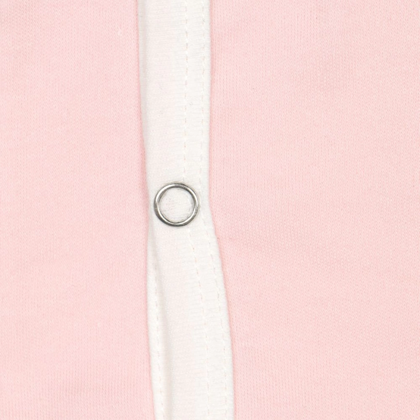 Боди детское Baby Prime, розовое с молочно-белым, размер 80 см фото 2