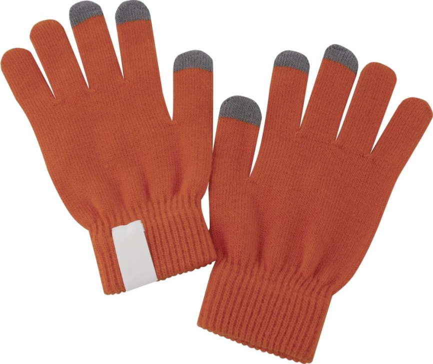 Сенсорные перчатки Scroll, оранжевые фото 1