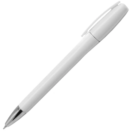 Ручка шариковая, пластик, белый/серебро, Liva