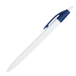 Ручка шариковая, Simple, пластик, белый/синий