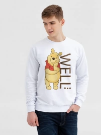 Свитшот Winnie. Well, белый, размер S