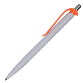 Ручка шариковая, пластик, белый/оранжевый, Efes