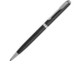 Ручка шариковая тонкая Parker модель Sonnet Matte Black СT в футляре