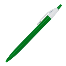 Ручка шариковая, Simple, пластик, зеленый/белый