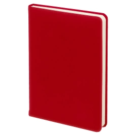 Ежедневник City Soft А5, красный, недатированный, в твердой обложке с поролоном