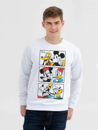 Свитшот Mickey & Friends, белый, размер XS