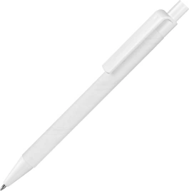 Ручка картонная VIVA NEW, белая с белыми деталями