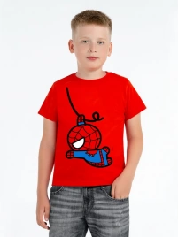 Футболка детская Kawaii Spider-Man, красная, на рост 96-104 см (4 года)