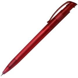 Ручка шариковая, пластик, фрост, красный, Puro