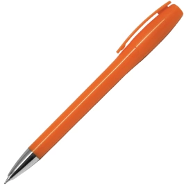 Ручка шариковая, пластик, оранжевый/серебро, Liva