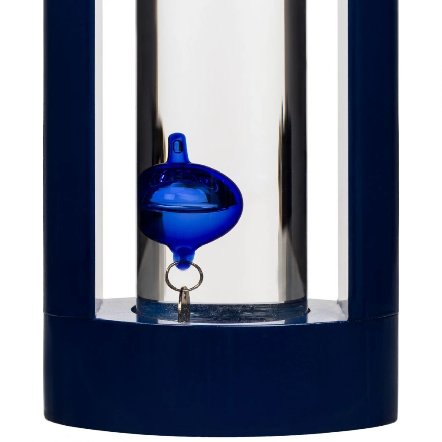 Термометр «Галилео» в деревянном корпусе, синий фото 4