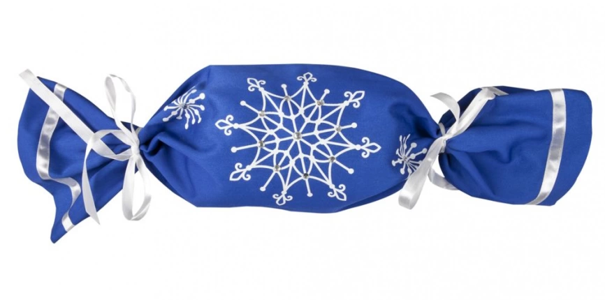 Упаковка-конфета «Снежинки», синяя фото 1