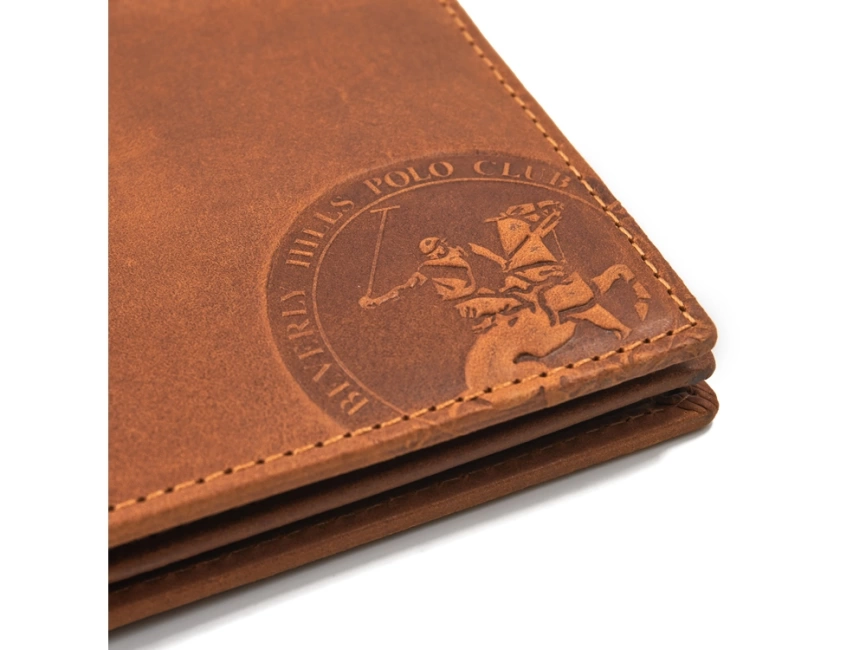 Бумажник мужской Beverly Hills Polo Club, светло-коричневый фото 6