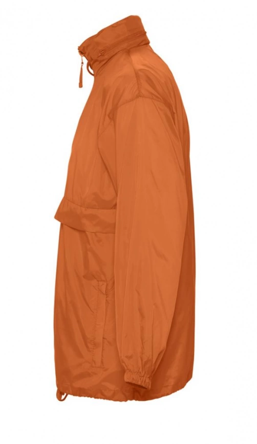 Ветровка из нейлона Surf 210 оранжевая, размер S фото 3