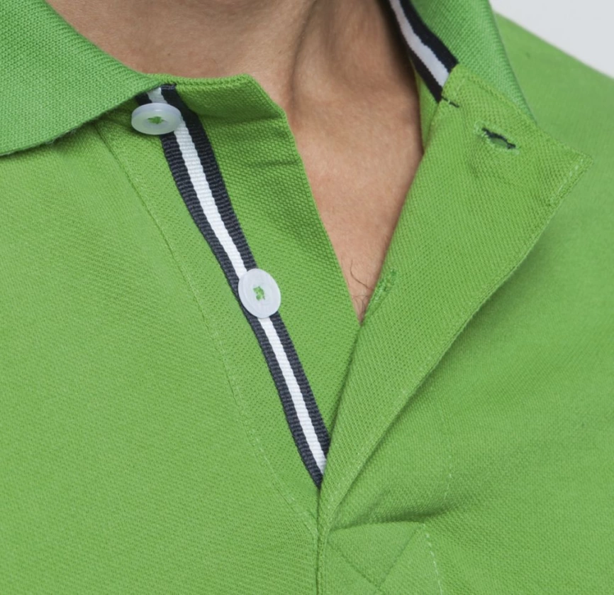 Рубашка поло мужская Patriot 200, зеленая, размер S фото 4